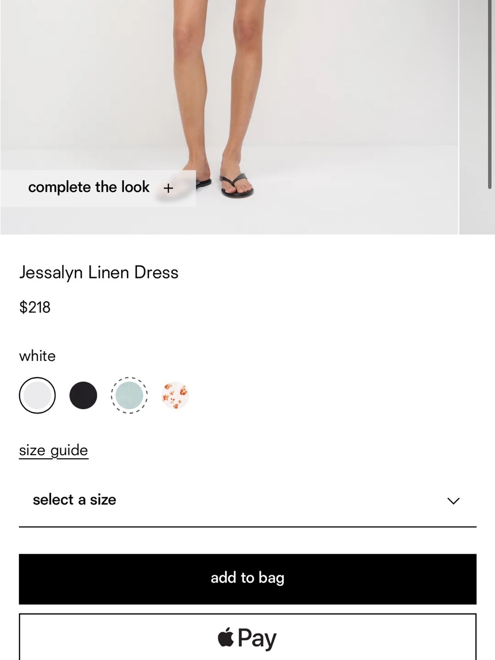 Reformation Jessalyn Linen Dress - Picture 4 of 9